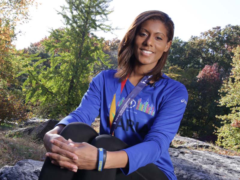 Maria Solis Belizaire of New York started a group for Latino runners in 2016 that was inclusive of her Afro Latino heritage. (Photo courtesy of Maria Solis Belizaire)