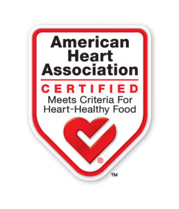 Logo of American Heart Association Certified, Heart Check mark