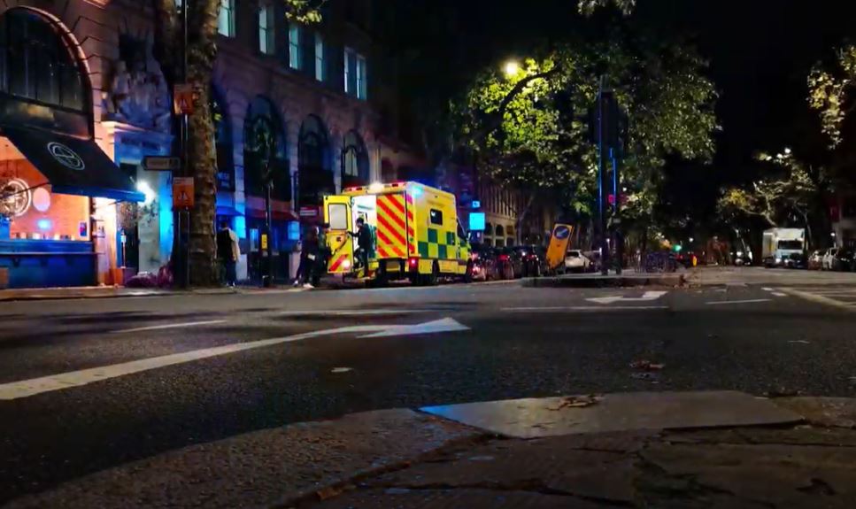 Ambulance on a street