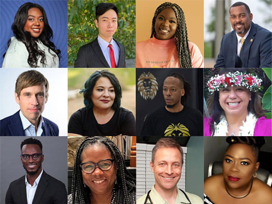 photo grid of 2022 AHA National Business Accelerator finalists