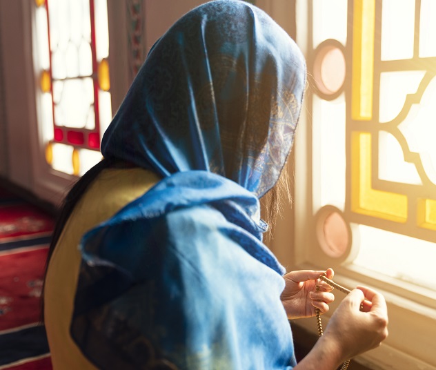 woman in mosque