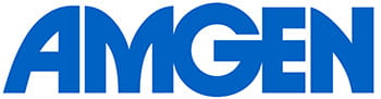 blue Amgen logo