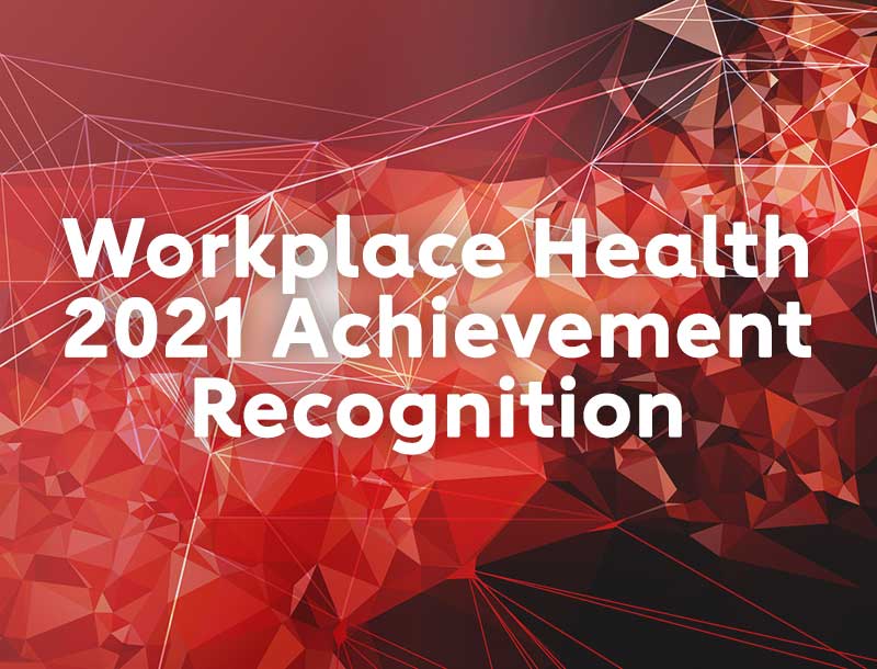 Workplace Health 2021 Achievement Recognition