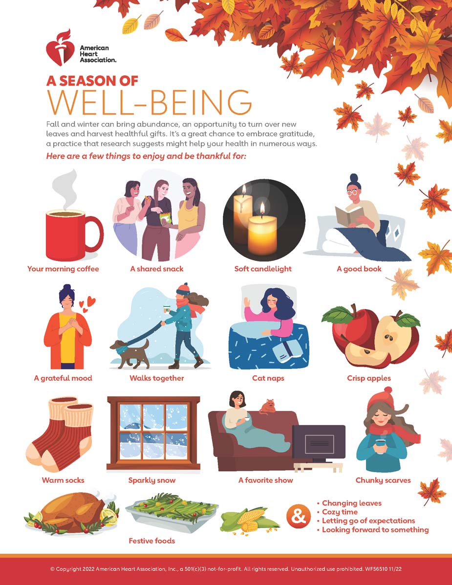 A Season of Well-Being Infographic