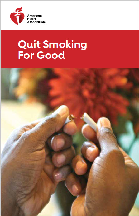 Quit smoking for good brochure cover
