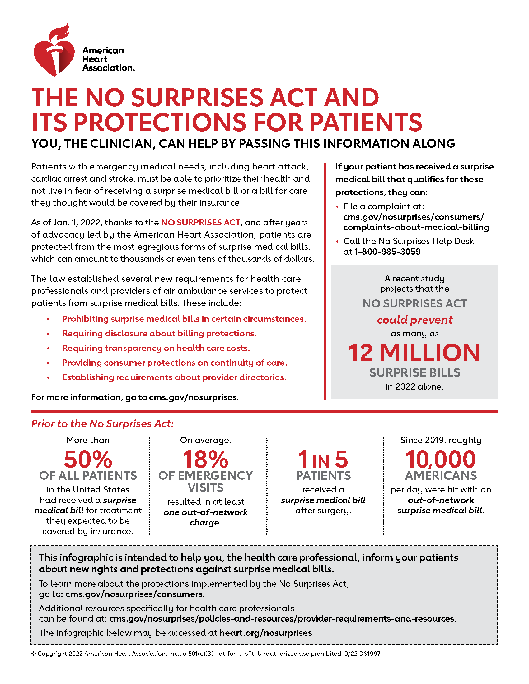 The No Surprises Act and its Protection for Patients