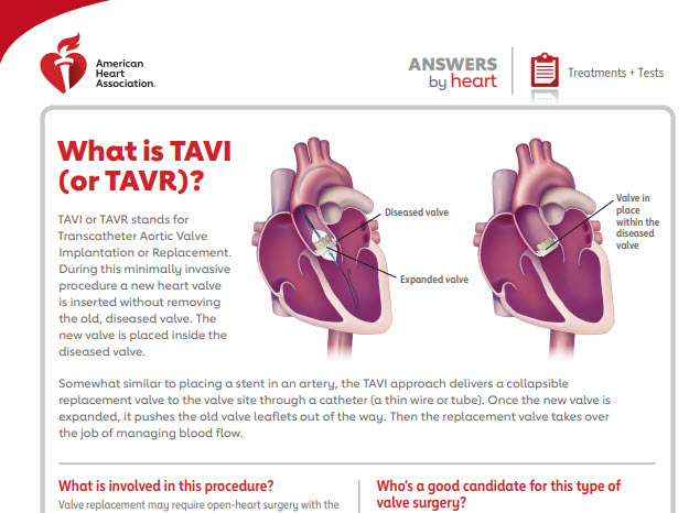 What is TAVR