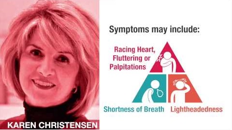 AFib awareness signs and symptoms video screenshot