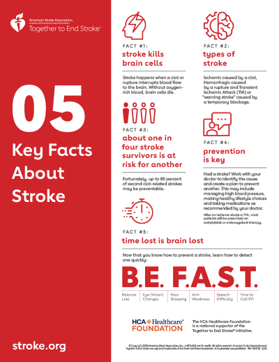 5 Key Facts About Stroke infographic
