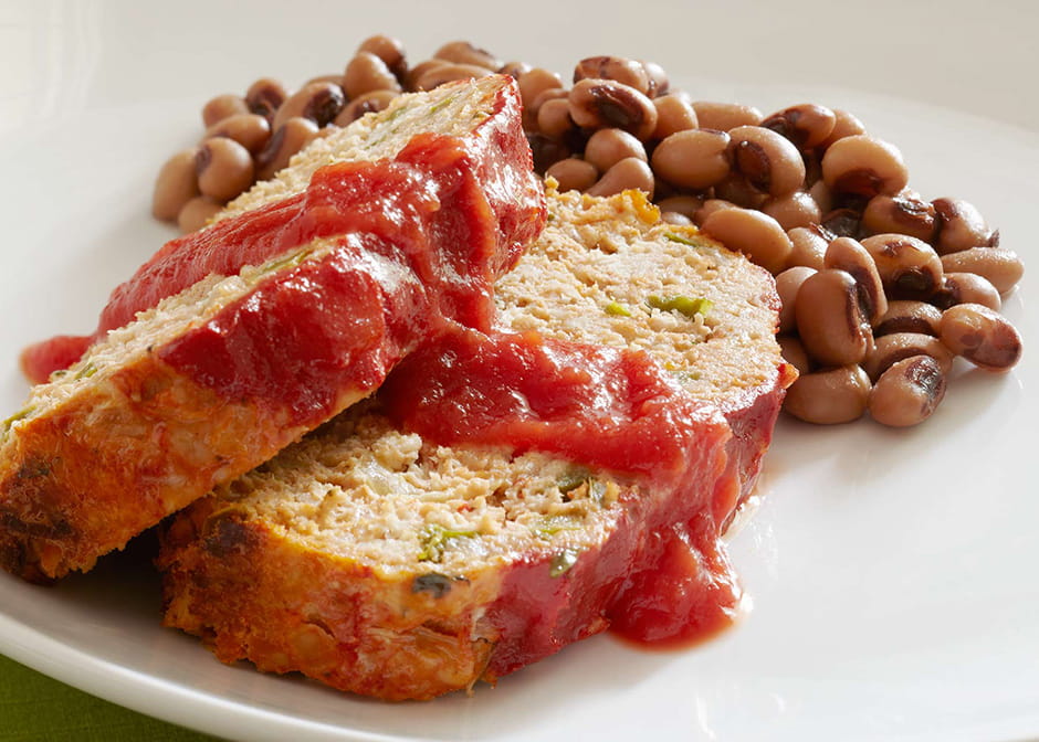 Meatloaf with BlackEyed Peas EmPOWERED To Serve