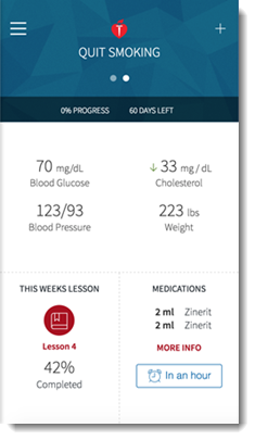 My Cardiac Coach app screenshot