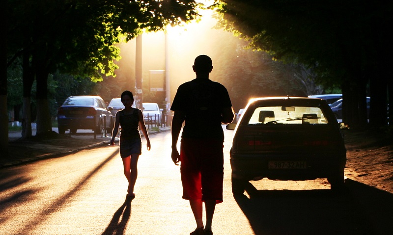 people walking on the street