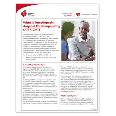What is Transthyretin Amyloid Cardiomyopathy (ATTR-CM) What is Transthyretin Amyloid Cardiomyopathy (ATTR-CM)