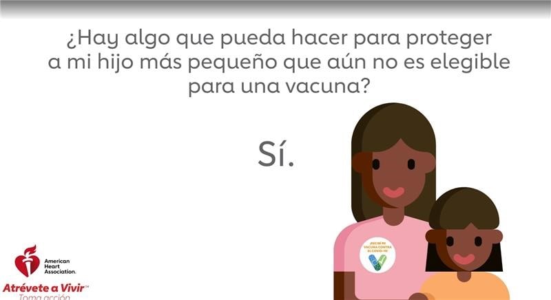 ¿Hay algo que pueda hacer para proteger a mi hijo menor que aún no es elegible para una vacuna? Sí.