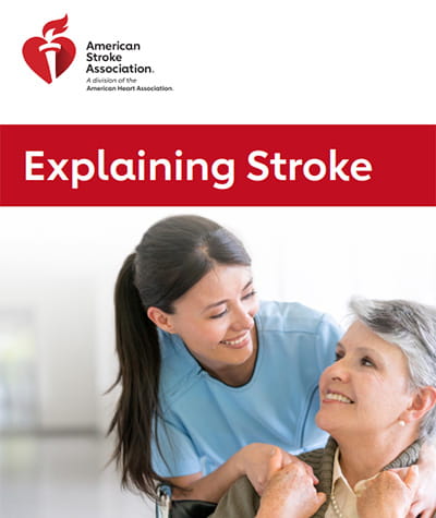 Cover of the American Stroke Association's Explaining Stroke brochure